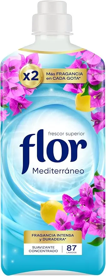Suavizante Flor Mediterráneo Concentrado 87 Dosis