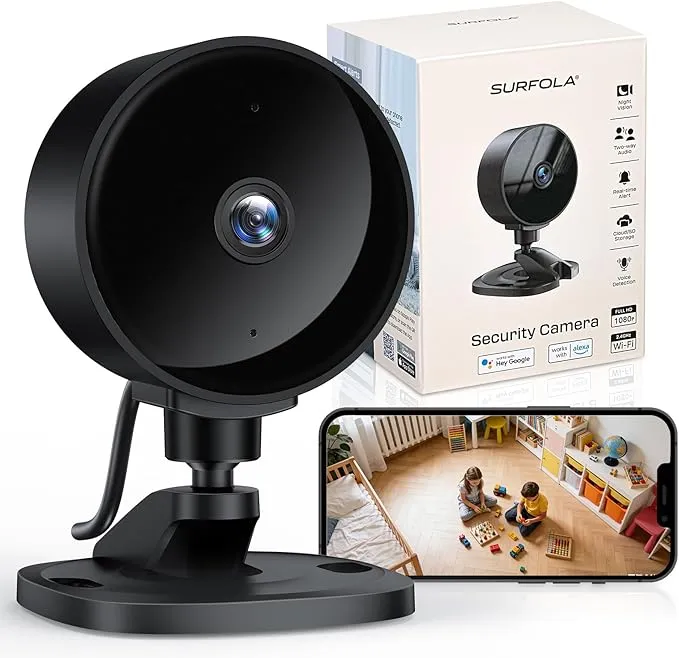 Cámara WiFi de interior Surfola 1080P
