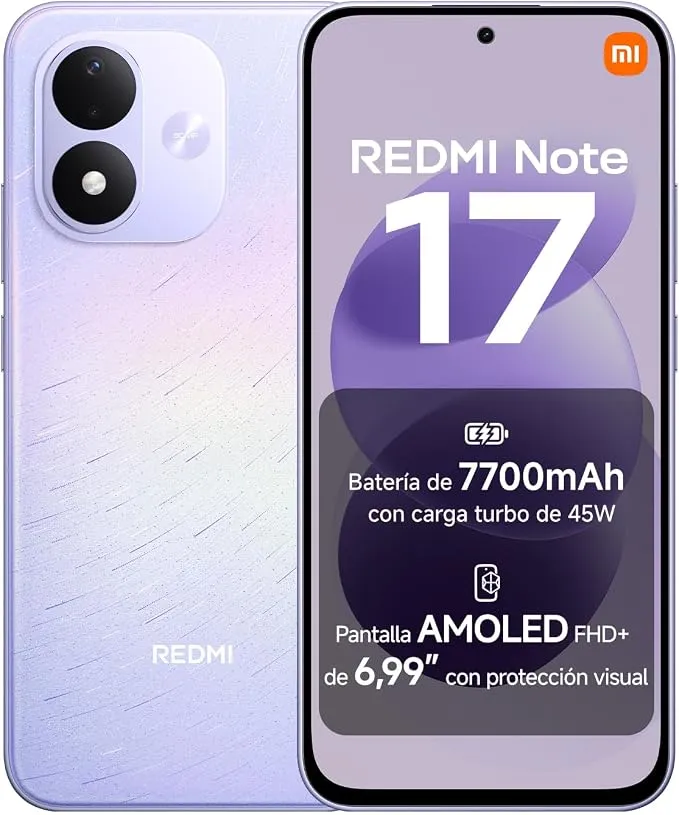 Xiaomi Redmi Note 17 Smartphone 6+256GB Morado Celestial