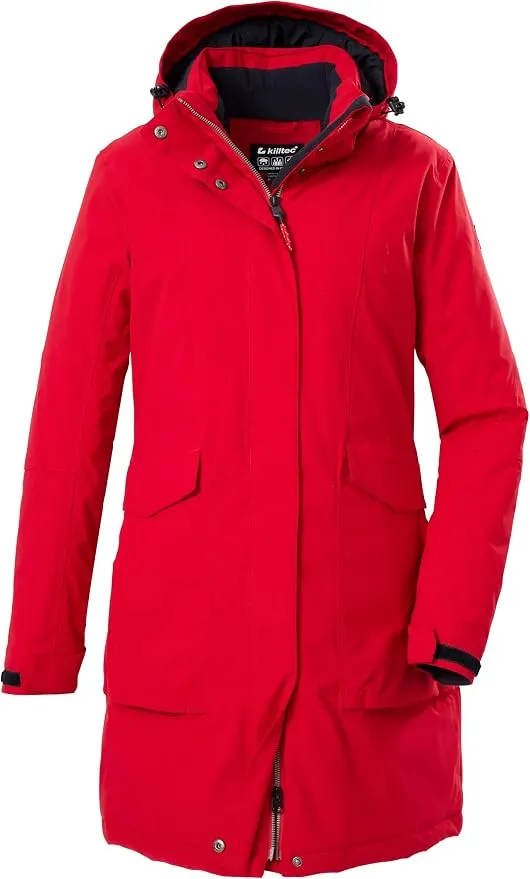 Parka Impermeable Killtec para Mujer con Capucha y Cremallera - Talla 38