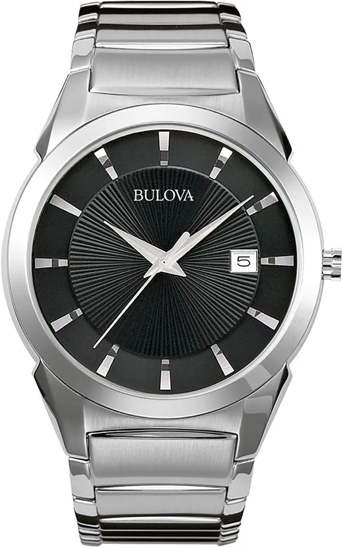 Reloj Bulova de Cuarzo para Hombre con Calendario y Pulsera de Acero Inoxidable