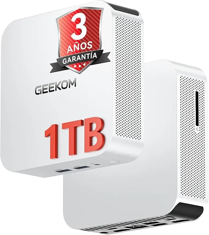 GEEKOM Mini PC A5 Pro 2026 Edition con AMD Ryzen 5 7530U, 16GB RAM y 1TB SSD
