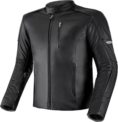 SHIMA HUNTER Chaqueta Moto Hombre Cuero Vintage Ventilado