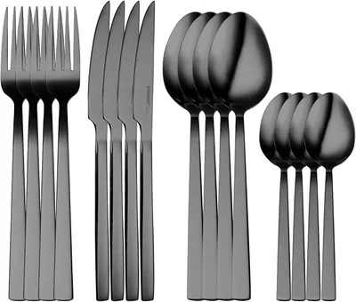 BERGNER SOFIA BG - CuberterÃa de acero inoxidable de 16 piezas