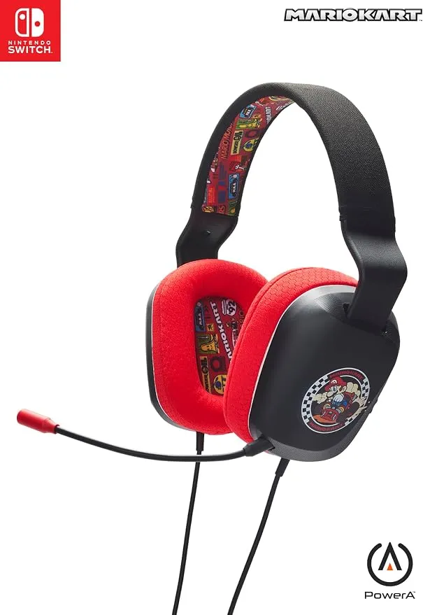 Auriculares Estéreo con Cable para Nintendo Switch - Mario Kart Rivals