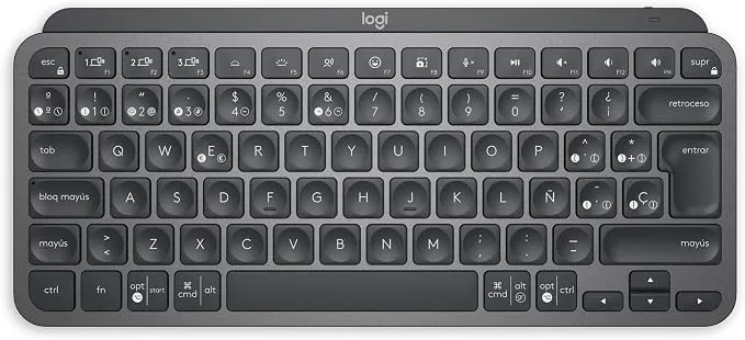 Logitech MX Keys Mini Teclado Inalámbrico Compacto para Múltiples Dispositivos
