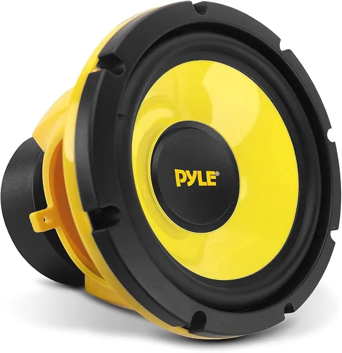 Pyle Altavoz Medios Graves para Coche 20 cm (8 Pulgadas), 400W, 4 Ohmios