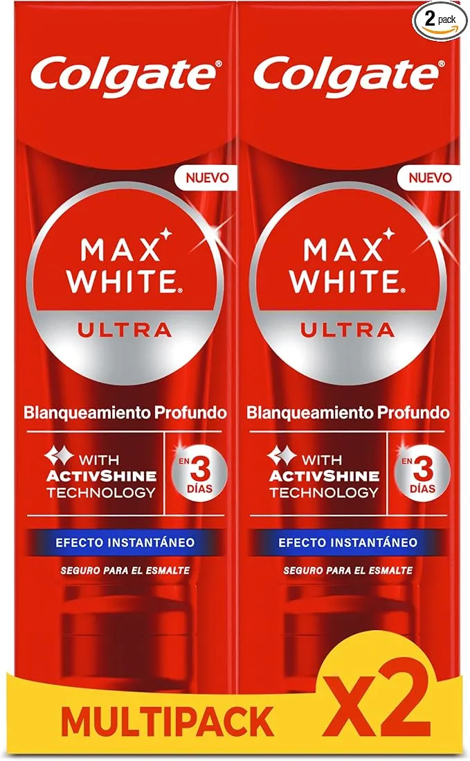 Colgate Max White Ultra Pasta de Dientes Blanqueadora Efecto Instantáneo