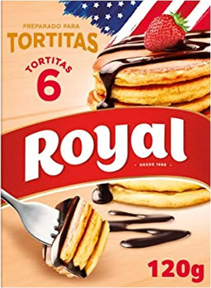 Royal Tortitas Pack 120g - Preparado en Polvo para 6 Raciones