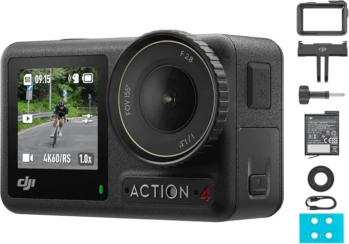 DJI Osmo Action 4 Cámara de Acción 4K con Estabilización Avanzada