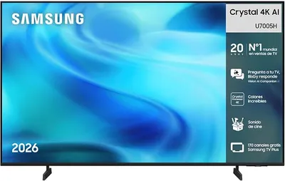 Samsung 55" Crystal 4K AI U7005H Smart TV con IA
