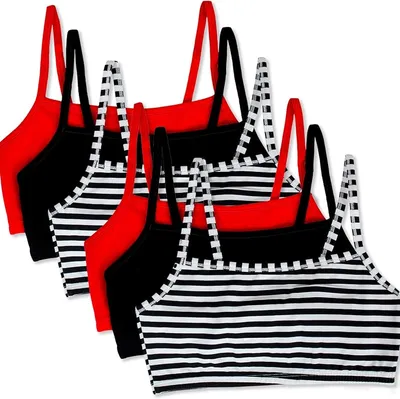 Fruit of The Loom Women's Spaghetti Strap Cotton Sports Bra