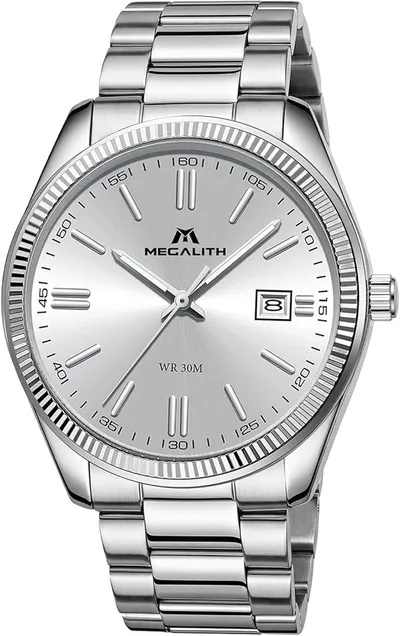 MEGALITH Reloj Hombre Acero Negocios