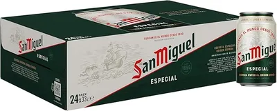 San Miguel Especial Lager, Pack 24 Latas x 33cl