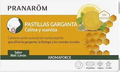 PRANARÔM AROMAFORCE 24 Pastillas para la garganta