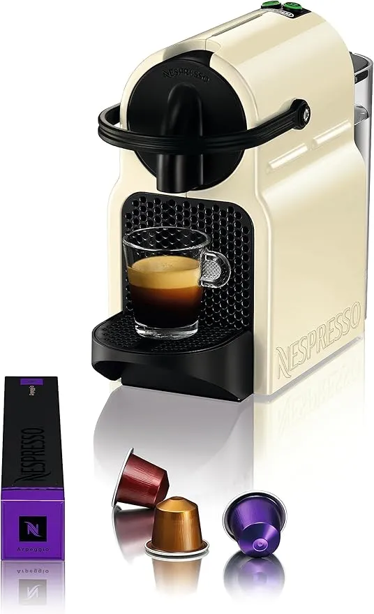 Nespresso De'Longhi Inissia EN80.CW - Cafetera monodosis de cápsulas