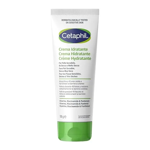 Cetaphil Crema Hidratante Facial y Corporal Uso Frecuente 100g