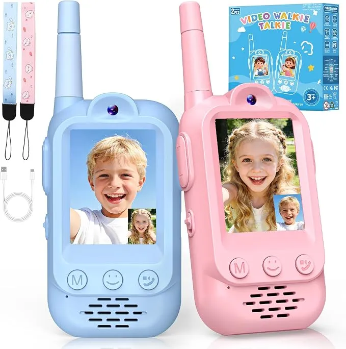 iKidiki Walkie Talkie Recargable para Niños y Niñas (3-8 Años)