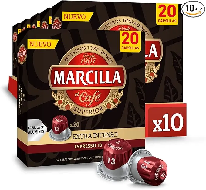 Marcilla Cápsulas de Café Extra Intenso