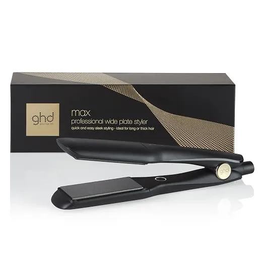 Plancha Profesional ghd Max de Placas Anchas para Cabello Largo, Grueso o Rizado