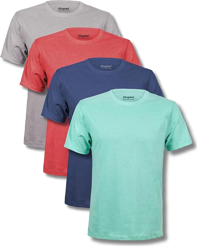 Kingsted Camisetas Clásicas de Color Liso para Hombre talla XXL