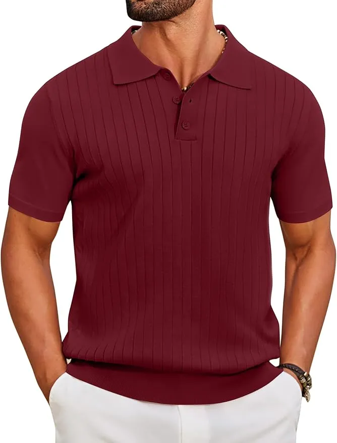 Polo COOFANDY Tejido Elástico para Hombre - Ideal Diario y Golf