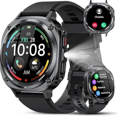 Reloj Inteligente Hombre Militar