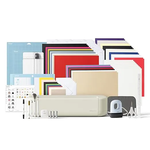 Cricut Explore 5 Ultimate Bundle: Máquina de Corte Inteligente con Prensa Térmica