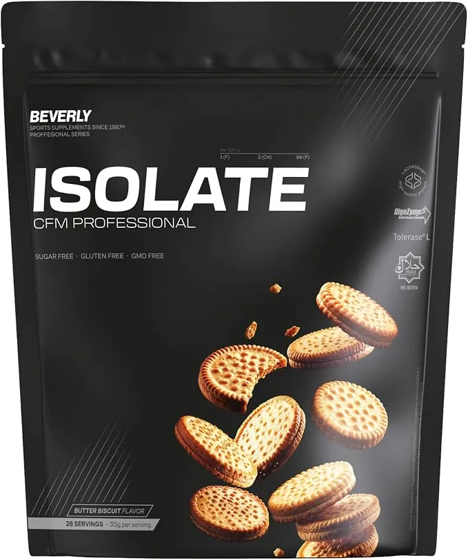 Proteína Beverly Isolate CFM - Recuperación y Desarrollo Muscular