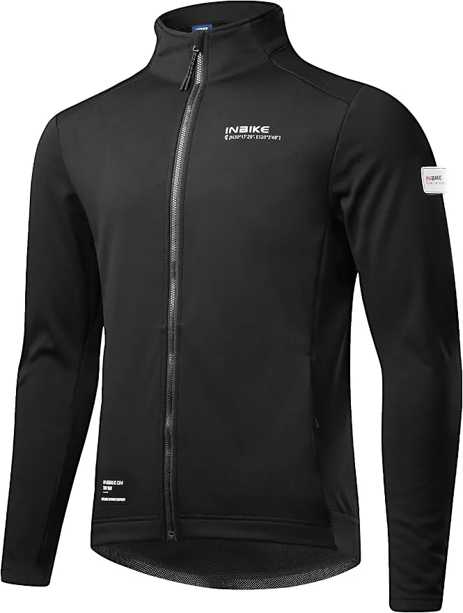 INBIKE Chaqueta Ciclismo Hombre Invierno Térmica Cortavientos Polar