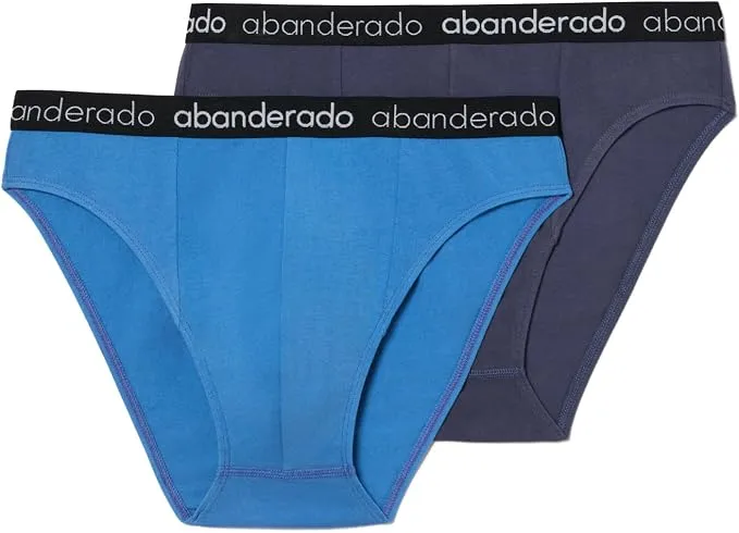 Pack x2 Calzoncillos Abanderado Slip Cerrados Algodón Elástico Hombre