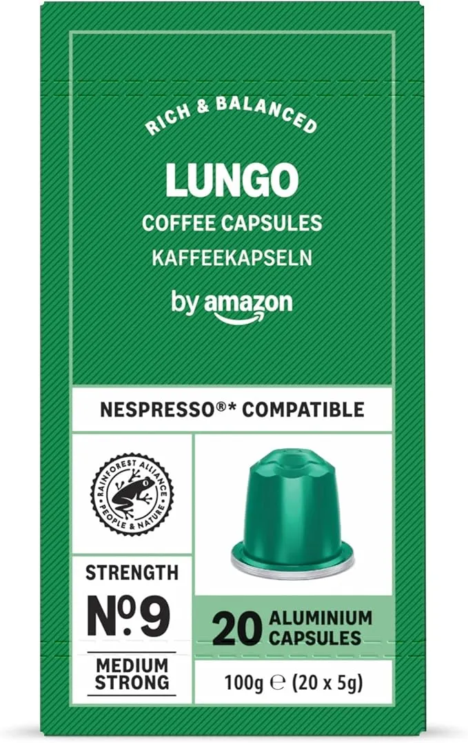 Cápsulas de Aluminio de Café Lungo Compatibles con Nespresso