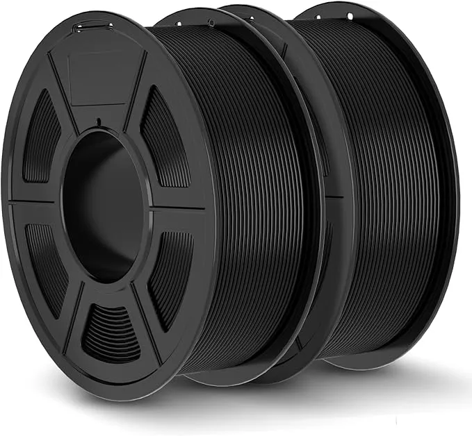 JAYO PLA+ Filamento 1.75 mm – Pack 2 Bobinas Negro+Negro