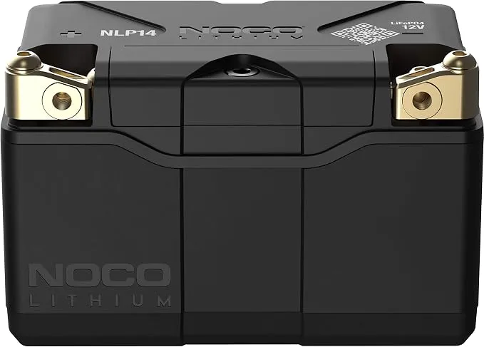 Batería Litio NOCO Lithium NLP14 500A 12V 4Ah con BMS Dinámico para Motos y Vehículos Recreativos