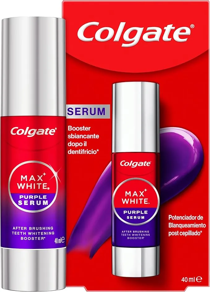 Colgate Max White Sérum Morado Blanqueador Dental 40ml