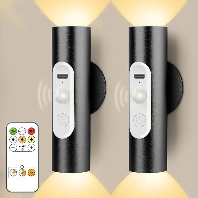 Lámpara Sensor 360° con Mando a Distancia y Batería Recargable