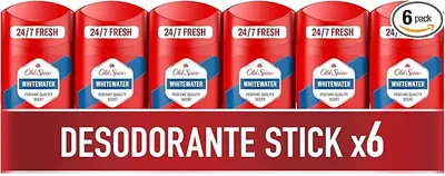 Old Spice Whitewater Desodorante En Barra Para Hombres 50 ml x 6