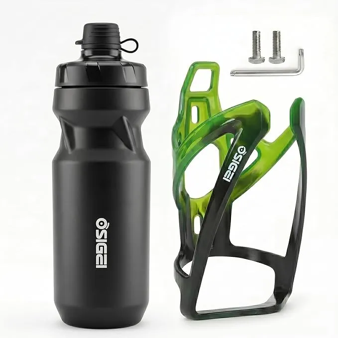 Juego de Portabidones Ultraligeros para Bicicleta con Botella 610ml