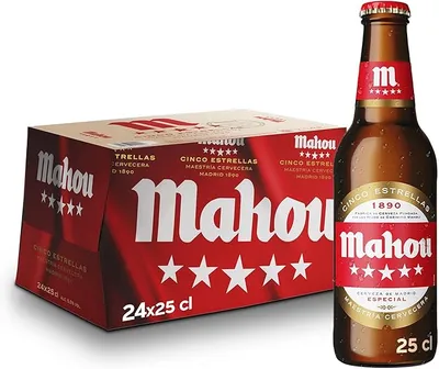 Pack de 24 botellas Mahou 5 Estrellas