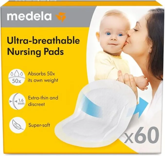 Medela Discos Absorbentes para Lactancia, Paquete de 60 Unidades