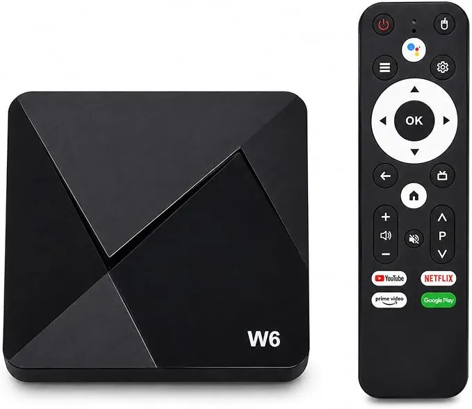 Android TV Box 14 Quad-Core con WiFi 6 y Salida 4K
