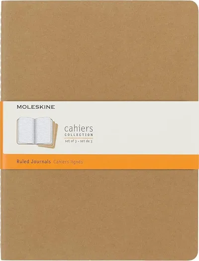 Moleskine - Cahier Journal Cuaderno de Notas, Set de 3