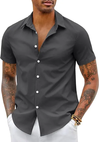 Camisa Anti-arrugas Coofandy