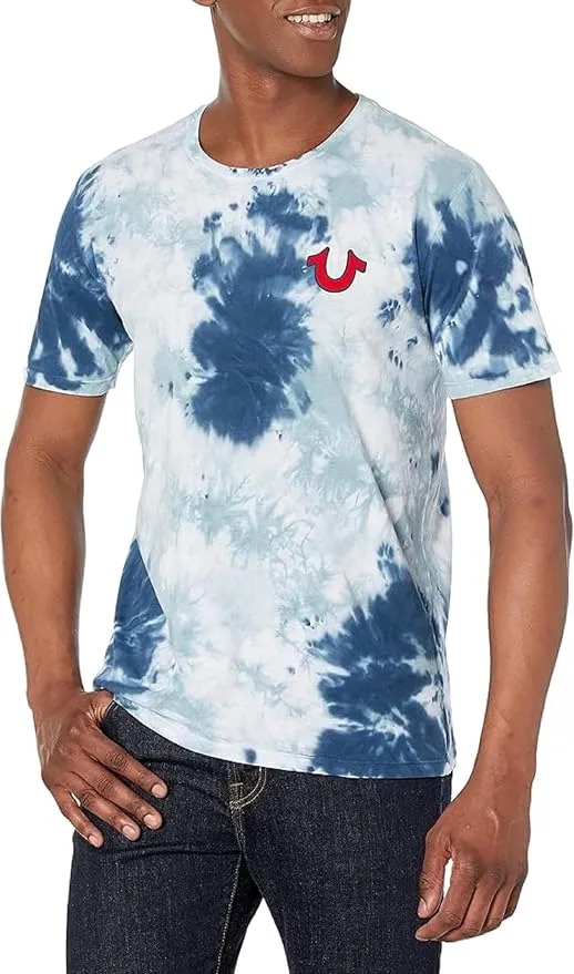 True Religion Buddha Logo Crew Neck Tee - Camiseta para Hombre