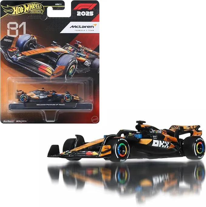 Hot Wheels Premium McLaren Formula 1 Team Vehículo Coleccionable 1:64