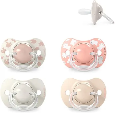 Suavinex, Pack de 4 Chupetes para Bebés 6-18 Meses
