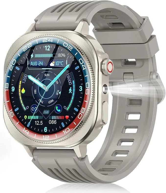 Reloj Inteligente Militar 2026 AMOLED con Llamadas Bluetooth y Batería de 20 Días