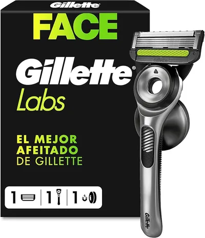GilletteLabs UEFA Champions League Special Edition Maquinilla De Afeitar Para Hombre Con Barra Exfoliante