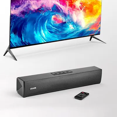 Barra de Sonido VEVOR 80W Bluetooth Compacta con HDMI y USB