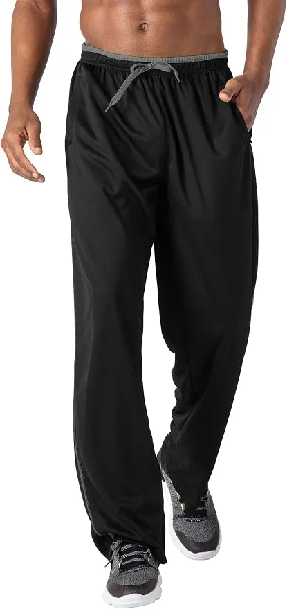 Pantalones Deportivos KEFITEVD de Malla con Bolsillos y Cremallera para Hombre